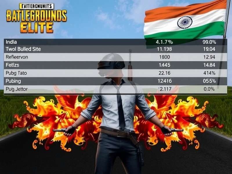 PUBG Elite Download Statistics in India PUBG Elite Download Statistics India